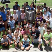 Lemoore Recreation Department day campers got a first-hand look at Lemoore's Heritage Park Time Capsule.